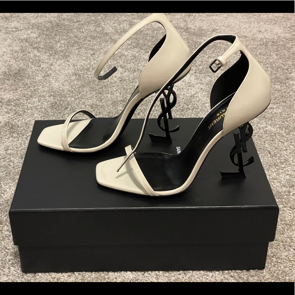 ♥️SOLD♥️White YSL Logo Opyum Opium 110 shoes